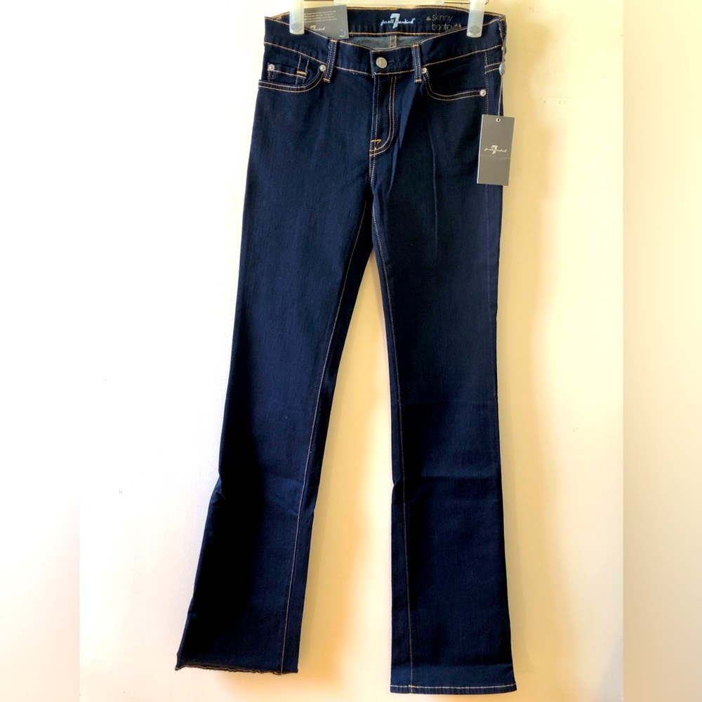 NWT 7 For All Mankind Women’s Skinny Boots Cut Jeans